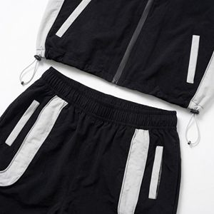 Ensemble de survêtement sportif à capuche unisexe |   Veste d'entraînement légère et pantalon cargo de jogging |   Fabricant de vêtements de sport sur mesure OEM - Product Image 5
