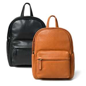 Proveedor mayorista de mochilas de cuero genuino personalizadas, mochilas de viaje pequeñas de cuero auténtico para mujer LSBP-0028 - Product Image 6