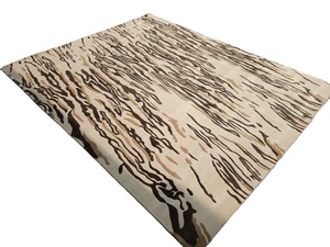 Venta al por mayor personalizado indo-nepalí abstracto alfombra patrón floral moderno hecho a mano algodón piso alfombra látex Boutique área alfombras conjuntos - Product Image 2