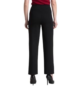<b>Women</b> High Waist Wide Leg Pants Pockets Zip Closure Breathable Stretchable Eco-Friendly Quick Dry <b>Loose</b> Fit Formal Office Wild - Product Image 3