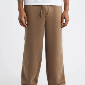 Custom <b>mens</b> flared sweatpants wide leg loose fit drawstring waist casual streetwear <b>trousers</b> style athletic <b>lounge</b> pants - Product Image 1