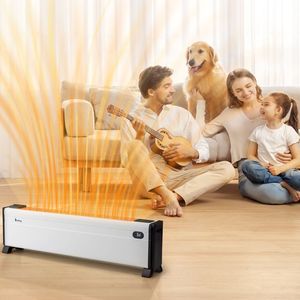 Stufa Elettrica a Infrarossi da 32 Pollici con 1500W, 3 Impostazioni di Calore, Telecomando, Timer 12H, Umidificatore Integrato - Product Image 5
