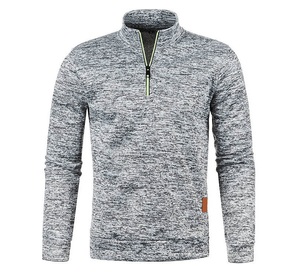 Sudadera Reversible de Cuello Redondo con Cierre de Cremallera para Hombre, Calidad Premium, 100% Algodón, Gruesa y Cálida, Estilo Estampado 2026 - Product Image 4