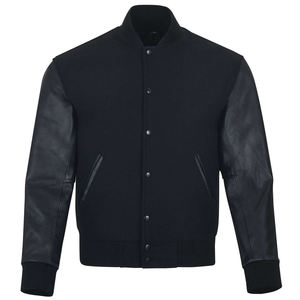 Custom Front <b>Thin</b> Long Hooded Varsity Jacket Men Plus Size Puff Printing Winter Zipper Closure Waterproof Breathable 100% Wool - Product Image 5