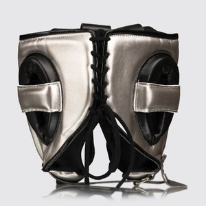 Protector de Cabeza Profesional Ligero y Ecológico, Hecho a Medida, de Primera Calidad, 100% Cuero Vacuno Genuino, con Cordones, para Boxeo - Product Image 3