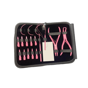 Kit Profesional de Herramientas para Extensiones de Cabello de Acero Inoxidable, Duradero y Reutilizable, Juego de Herramientas con Microperlas, Alicates para Abrir y Cerrar, Herramienta para Tirar de la Cinta - Product Image 3