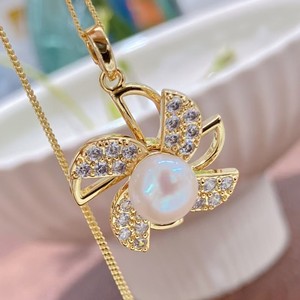 Collier de perles d'eau douce luxueux pour femmes, simple et élégant, avec chaîne de clavicule de niche, nouveau et stylé - Product Image 5