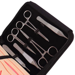 Kit complet de suture orthopédique électrique, instruments en acier inoxydable, coussin en silicone réaliste pour la médecine vétérinaire - Product Image 2