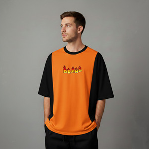Nueva Llegada, Camisetas Personalizadas de Manga Corta para Hombre, 100% Algodón, Estilo Casual de Verano, Hip Hop, Corte Holgado, Secado Rápido, Camiseta Holgada para Hombre - Product Image 1
