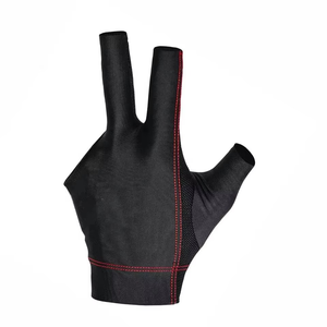 Guantes de Billar de Cuero Genuino para Ambidiestros, con Dedos Completos, Palma Antideslizante, Correa de Muñeca Ajustable con Cierre de Gancho y Bucle para Uso en el Gimnasio - Product Image 6
