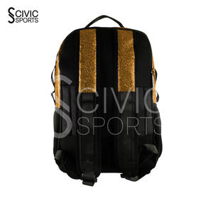 Bolsa de animadora con brillo y acabado brillante, mochila espaciosa con múltiples compartimentos y brillo. - Product Image 3