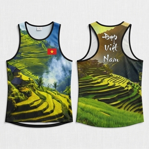 Custom Runner Tank Top OEM ODM Wholesale Quick Dry <b>Running</b> <b>Singlet</b> Manufacturer - Product Image 4