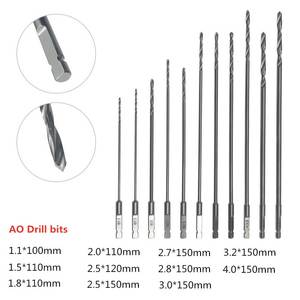 Premium Quality AO Orthopedic Bone Drill Bit Veterinary Surgical Instrument Stainless Steel <b>Handheld</b> Drilling Tool CE ISO - Product Image 4