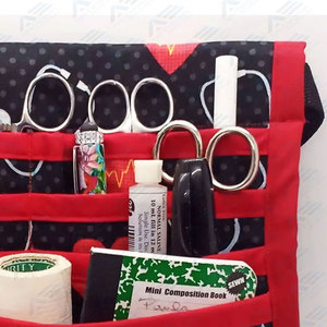 Pouch Case Medical <b>Nurse</b> Fanny Pack Zipper <b>Bag</b> Organizer Surgical Medic Instruments Tools Fanny Pack for Work Multi-Compartment - Product Image 2