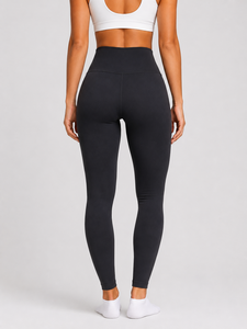 Leggings de compresión para mujer que realzan la forma y soportan tu cuerpo con tela elástica transpirable de cintura alta, perfectos para gimnasio, yoga y más. - Product Image 2