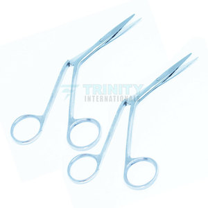 Ciseaux ORL de conception avancée à pointe courbée pour un contrôle précis et une coupe nette, pour la pratique quotidienne - Product Image 5