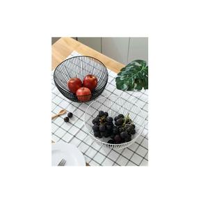 Panier à fruits en métal à large bord pour un accès facile aux fruits, avec un support robuste et un design décoratif pour la cuisine - Product Image 5