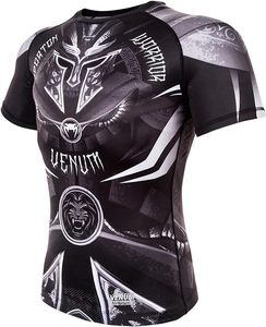 Rashguard Personalizado con Impresión por Sublimación, Rashguard para MMA, Rashguard para BJJ, Rashguard OEM para Hombre, Manga Corta - Product Image 2