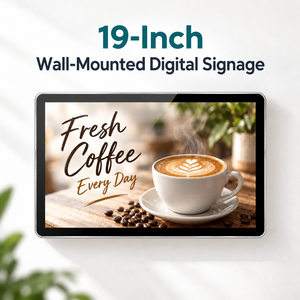 Pantalla Digital de Señalización Comercial de 19 Pulgadas, Montada en Pared, Menú Electrónico, Pantalla LCD para Publicidad - Product Image 1