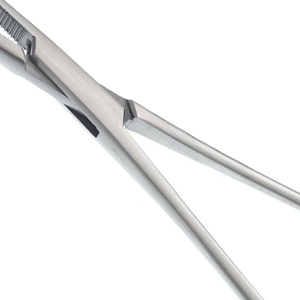 Pinces manuelles de prélèvement en acier inoxydable de qualité supérieure, 7,25 pouces, à angle droit, hémostatiques, réutilisables, pour la chirurgie des tissus profonds - Product Image 5