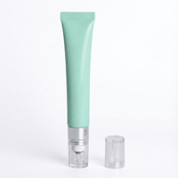 Tube souple en plastique PE OEM ABL avec bouchon à vis et couvercle transparent pour emballage de crème de massage des yeux, brillant à lèvres et baume à lèvres