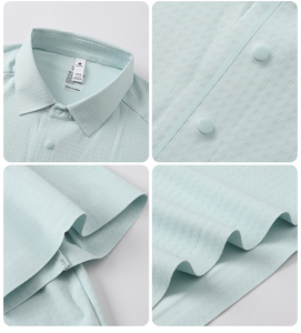 Nouveau style d'été européen et américain, t-shirt en maille unie à séchage rapide, logo personnalisé, populaire pour le golf masculin - Product Image 6