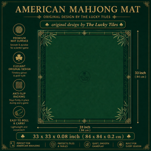 Tapis <span class=keywords><strong>de</strong></span> Mahjong Américain <span class=keywords><strong>en</strong></span> Bambou Vert Moderne <span class=keywords><strong>de</strong></span> Luxe Personnalisé <span class=keywords><strong>en</strong></span> Gros, 33x33 Pouces, Pliable, <span class=keywords><strong>en</strong></span> Néoprène Antidérapant pour <span class=keywords><strong>Table</strong></span> <span class=keywords><strong>de</strong></span> Jeu <span class=keywords><strong>de</strong></span> Poker - Product Image 5