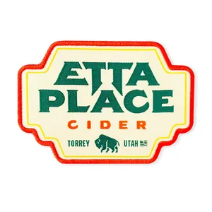 Etta Place Cider Patch – Écusson thermocollant brodé en feutre non tissé de forme irrégulière – Cadeau pour Torrey, Utah - Product Image 1