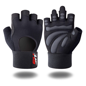 Thick Padded Weightlifting <b>Gloves</b> Non Slip Gym Training <b>Gloves</b> Reinforced Seams Heavy Duty Powerlifting Exercise Mitts Pack - Product Image 1