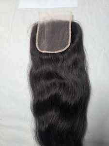 Peluca Taz Hair 4x4 con Cierre - Cabello Humano Remy Indio Ondulado Natural, Extensiones de Cabello Rizado Francés de Bangladesh - Product Image 4