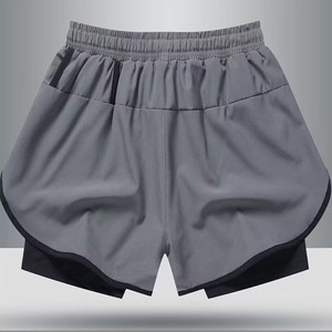 Pantalones Cortos Casuales para Hombre, Estilo Awrah, Hechos a Medida, Musulmanes, Hasta la Rodilla, Cintura Elástica, Color Sólido, 100% Algodón, Impermeables, Ecológicos, de Secado Rápido - Product Image 4