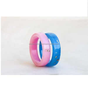 Premium Quality Wholesale Chunky Colored Resin Trendy Bangles for Women | Perfect Women's Jewlery for Party, Wedding - Product Image 3