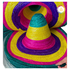 Wide Brim Mexican Straw <b>Hat</b> – Ideal for <b>Summer</b>, Travel, and Outdoors - Product Image 1
