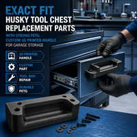 Pièces de rechange pour coffre à outils Husky, ajustement parfait, avec PETG robuste, poignée personnalisée imprimée en 3D pour le rangement en garage