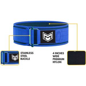 Cinturón transpirable de nailon de 4 pulgadas al por mayor, gancho de soporte trasero de neopreno resistente, cinturón de levantamiento de pesas autoblocante OEM al por mayor - Product Image 3