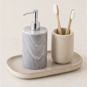 Wholesale Real Solid <b>Marble</b> <b>Soap</b> <b>Dispenser</b> Modern Natural Stone Liquid Lotion Pump for Hotel Bathroom Decor Handwash Bottle - Product Image 4