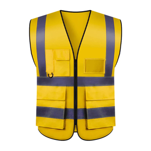 Chaleco de Seguridad Reflectante de Alta Visibilidad con Múltiples Bolsillos y Cierre Frontal ANSI, Ropa de Trabajo para Trabajadores de la Carretera y Personal de Seguridad - Product Image 2
