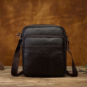 Sacs à bandoulière unisexes en cuir véritable, pliables, avec fermeture éclair, couleur personnalisée, grande capacité, mode féminine, imperméables, légers - Product Image 2