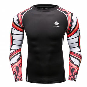 Maillot de bain Rash Guard pour homme, protection UV, manches longues, séchage rapide, vêtements de sport pour la plage et le surf - Product Image 4