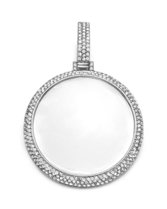 HipHop Moissanite Pendant 925 Sterling Silver Iced Out Memorial Picture Pendant Custom Photo Pendant Pass Diamond <b>Tester</b> Pendant - Product Image 1