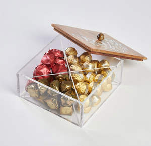 Caja de Chocolate Decorativa Multifuncional Hecha a Mano de Alta Demanda, Ligera, con Tapa Árabe, Ecológica, Apta para Lavavajillas - Product Image 3