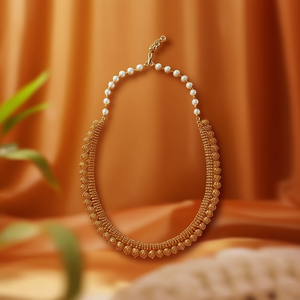 Kasu Mala Design Wedding Pearl Necklace - Product Image 3