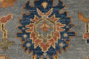 Tapis tissé à la main turc, motif floral, en laine/soie, éco-responsable, adapté aux animaux domestiques, antidérapant, résistant à la saleté, à poils plats - Product Image 2