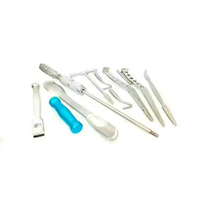 Ensemble d'instruments chirurgicaux orthopédiques en acier inoxydable de haute qualité, incluant des instruments pour prothèses Austin Moore et Thompson - Product Image 1