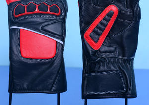 Guantes de Motociclismo de Cuero de Invierno Unisex con Logotipo Personalizado de la Mejor Calidad, Resistentes al Viento, Transpirables, Equipo de Protección para Carreras - Product Image 6
