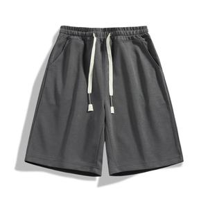 Pantalones Cortos Bermuda de Algodón de Color Sólido para Hombre, Cintura con Cordón, Bolsillos, Estilo Casual, Corte Medio, Tejido Transpirable - Product Image 6