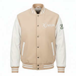 Chaqueta Varsity de Invierno Estilo Americano Premium, Unisex, con Capucha, Logotipo Frontal, Ecológica y Transpirable - Product Image 1