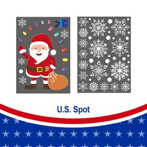Pegatinas Adhesivas para Ventanas de Navidad, Doble Cara, Tarjeta de Regalo para Maestros, Oferta Relámpago, 12 Piezas, Regalos Económicos para Navidad - Product Image 5