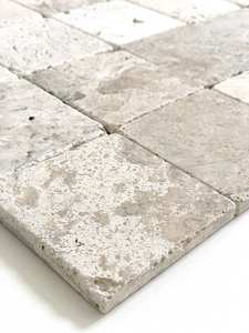 Ensemble de sous-verres en pierre de travertin naturel, décoration de table rustique, cadeau de déménagement - Product Image 6