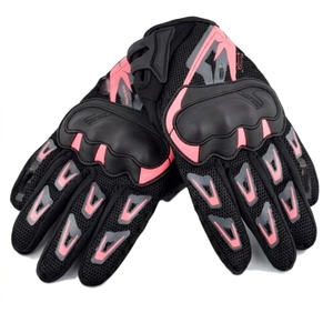 Gants de moto en cuir personnalisés en gros, gants de course à doigts entiers, gants de protection pour la conduite pour hommes - Product Image 1
